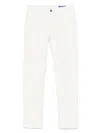 Jacob Cohen Straight-leg Chino Trousers In White