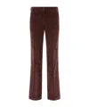 Jacob Cohen Selena Trousers Brown In Red