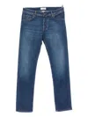 Jacob Cohen Five-pocket Embroidered-logo Jeans In Animal Print