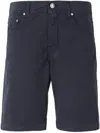 Jacob Cohen Trousers With Back Pockets And Metal Rivets In Blau