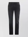 Jacob Cohen Straight Leg Five-pocket Trousers Rivet Style In Blue