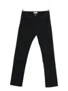 Jacob Cohen Navy Blue Denim Jeans With Classic Five-pocket Design In Black