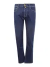 Jacob Cohen Bard Fast Slim Fit Five Pockets Denim Clothing In Azul
