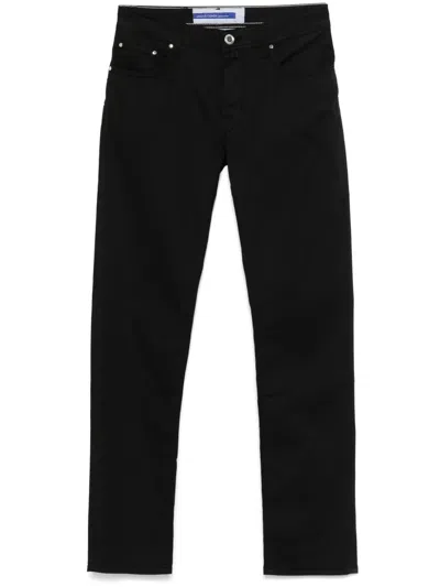Jacob Cohen Straight-leg Jeans In Black