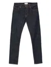 Jacob Cohen Straight Leg Denim Jeans With Classic Five-pocket Design In Blue