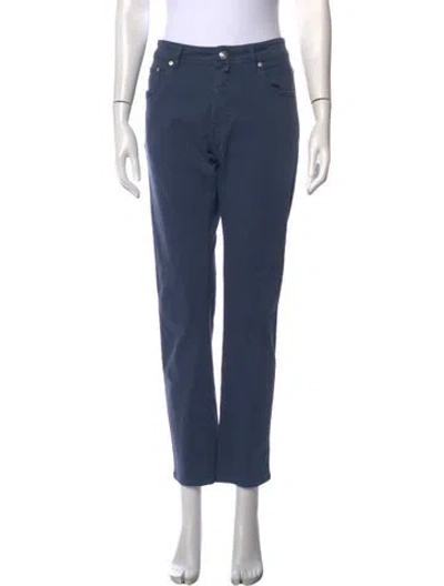 Pre-owned Jacob Cohen Straight Leg Pants In Blue
