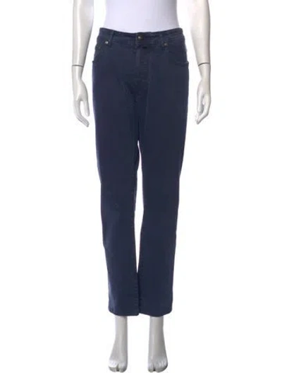 Pre-owned Jacob Cohen Straight Leg Pants In Blue