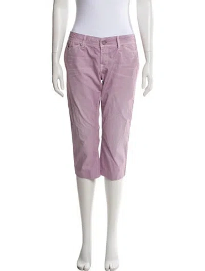Pre-owned Jacob Cohen Straight Leg Pants In Purple