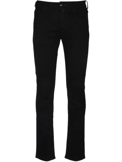 Jacob Cohen Straight-leg Trousers In Black