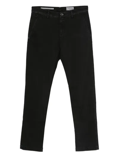 Jacob Cohen Straight-leg Trousers In Black