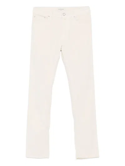 Jacob Cohen Slim Fit Five Pocket Trousers In Neutral