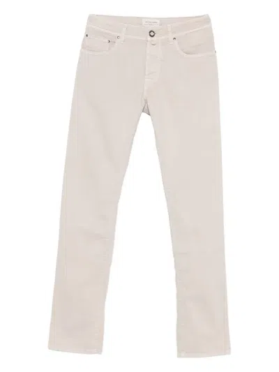 Jacob Cohen Straight-leg Trousers In Brown