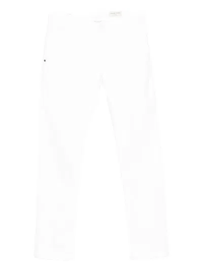 Jacob Cohen Straight-leg Trousers In White