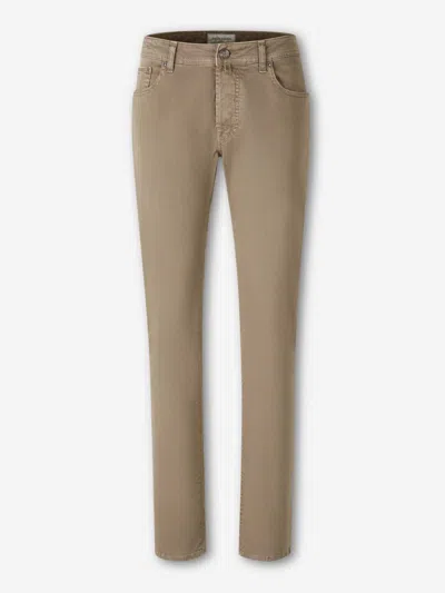 Jacob Cohen Straight Pants Bard In Brown