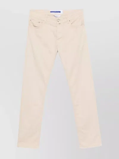 JACOB COHEN STRAIGHT TROUSERS BACK YOKE
