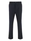 Jacob Cohen Stretch Cotton Blend Pants In Blue
