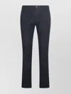 Jacob Cohen Straight Trousers With Pockets And Belt Loops In Blue