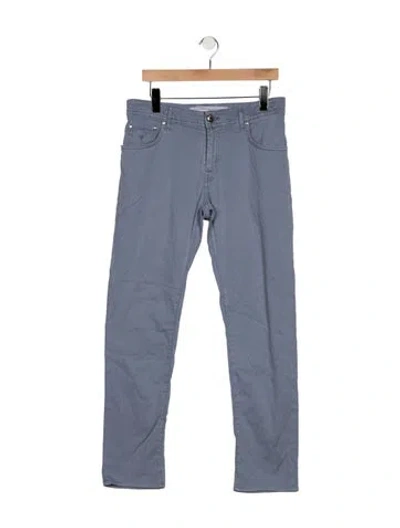 Pre-owned Jacob Cohen Straight-leg Jeans In Blue