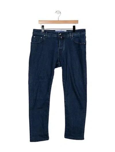 Pre-owned Jacob Cohen Straight-leg Jeans In Blue