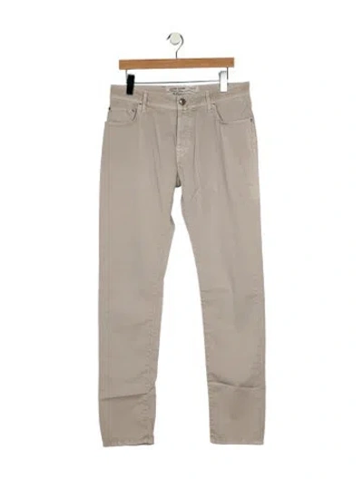 Pre-owned Jacob Cohen Straight-leg Jeans In Gray