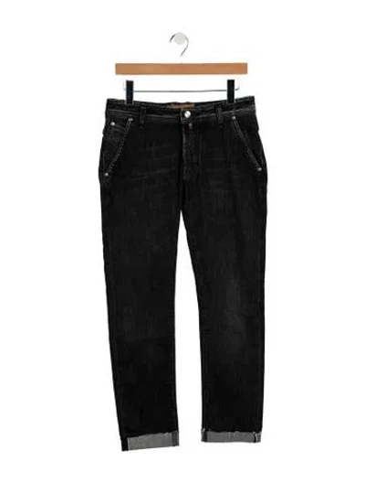 Pre-owned Jacob Cohen Straight-leg Jeans In Gray