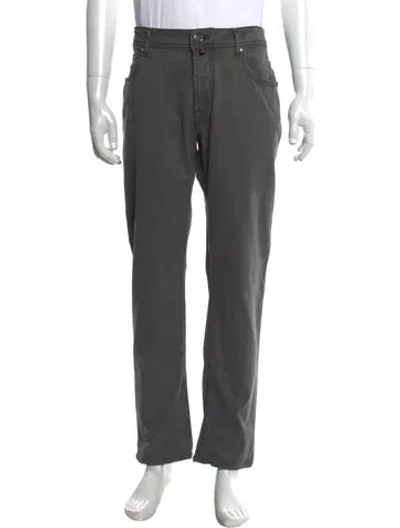 Pre-owned Jacob Cohen Straight-leg Jeans In Gray