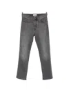 Jacob Cohen Distressed Cotton Jeans In Gray