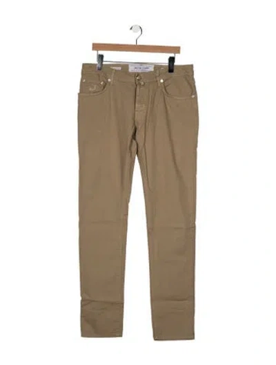 Pre-owned Jacob Cohen Straight-leg Jeans In Neutral