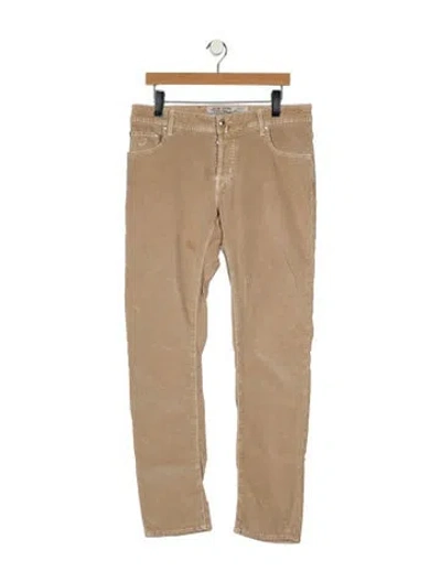 Pre-owned Jacob Cohen Straight-leg Jeans In Neutral