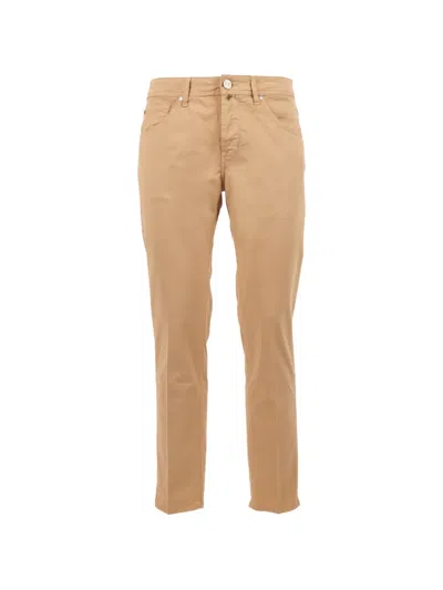 Jacob Cohen Straight-leg Trousers In Brown