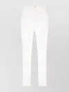 Jacob Cohen Denim Trousers With Back Pockets And Belt Loops In White