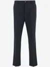 Jacob Cohen Stretch Cotton Blend Pants In Blue