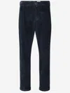 Jacob Cohen Stretch Cotton Blend Trousers In Black