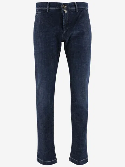 Jacob Cohen Stretch Cotton Denim Jeans Jeans In Blu