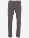 Jacob Cohen Grey Stretch Cotton Pants In Grey