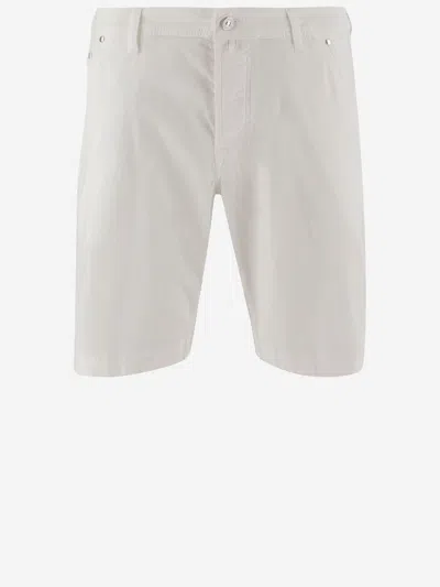 Jacob Cohen Stretch Cotton Short Pants In White