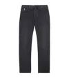 Jacob Cohen Stripe-trim Nick Slim Jeans In Black