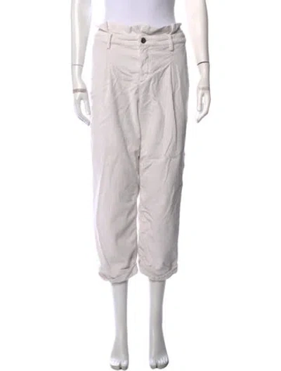 Pre-owned Jacob Cohen Striped Wide Leg Pants In Neutrals