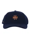 Jacob Cohen Structured Wool Blend Baseball Cap In Blue