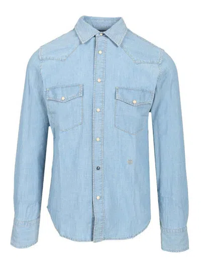 Jacob Cohen Stylish Denim Shirt For Men In Blue