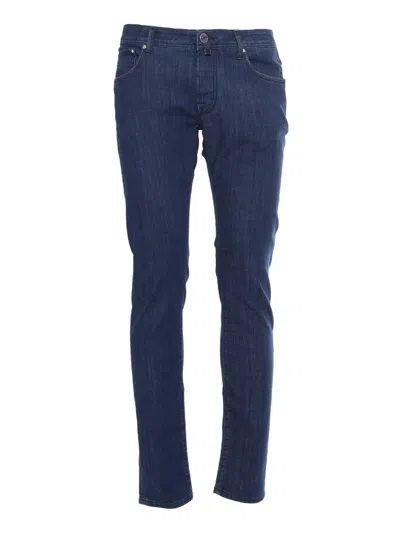 Jacob Cohen Super Slim Fit Nick Pants In Blue