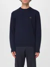 Jacob Cohen Wool-cashmere Monogram Sweater In Blue