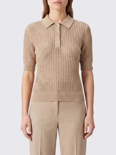 Jacob Cohen Sweater Woman Color Camel In Black