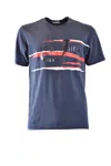 Jacob Cohen Cotton Logo T-shirt In Blue