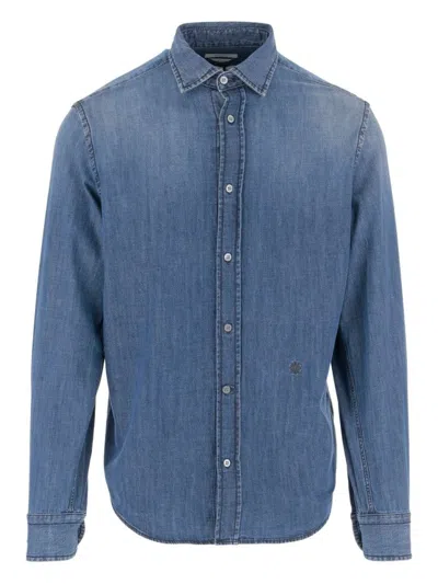 JACOB COHEN TAILORED FIT MEN'S SHIRT WITH BUTTON-DOWN FRONT