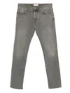 Jacob Cohen Tailored Gray Trousers With Classic Five-pocket Design In Gray