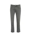 Jacob Cohen Tailored Grey Slim Fit Jeans In Multi