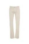 Jacob Cohen Straight Leg Twill Trousers With Multiple Pockets