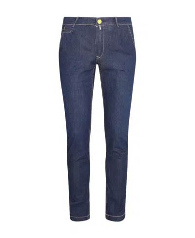 Jacob Cohen Tapered-leg Jeans In Blue