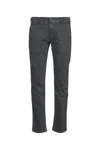 Jacob Cohen Trouser Pockets And Belt Loops In Black